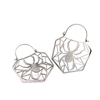 Geometric Spiderweb Tunnel Hangers