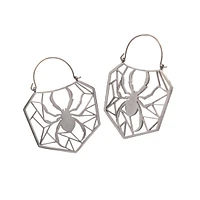 Geometric Spiderweb Tunnel Hangers