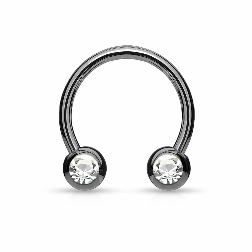 Forward Jewel Circular Barbell 14g