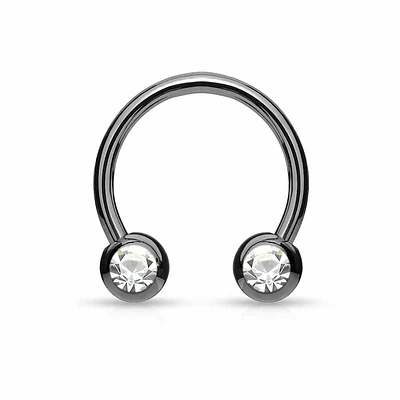 Forward Jewel Circular Barbell 14g