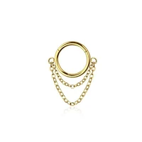 PREMIUM Double Chain Segment Ring 16g