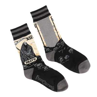 Death Tarot Card Crew Socks