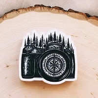 Compass Camera Vinyl Sticker