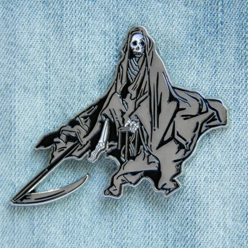 Gustave Dore Death Grim Reaper Badge