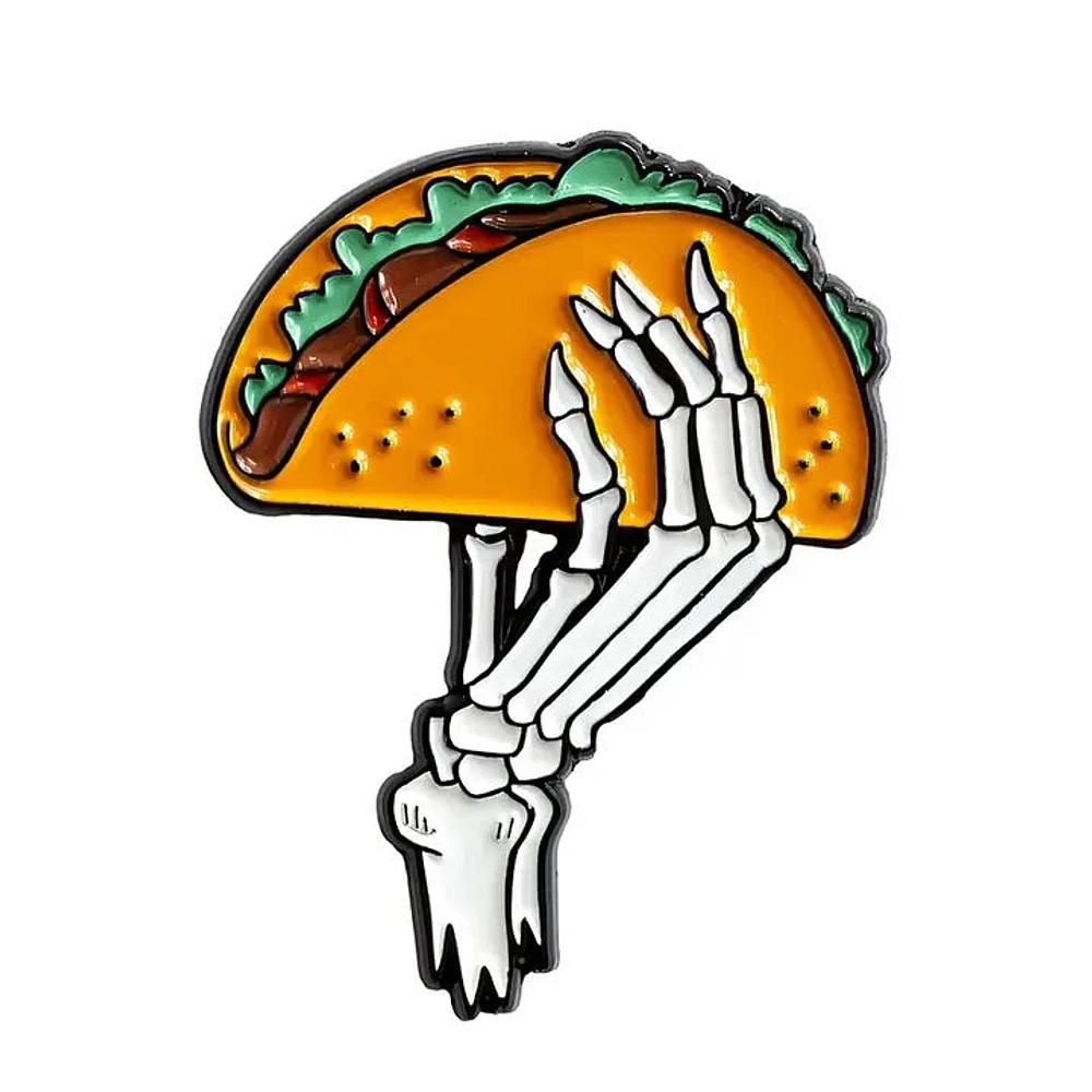 Épingle squelette taco