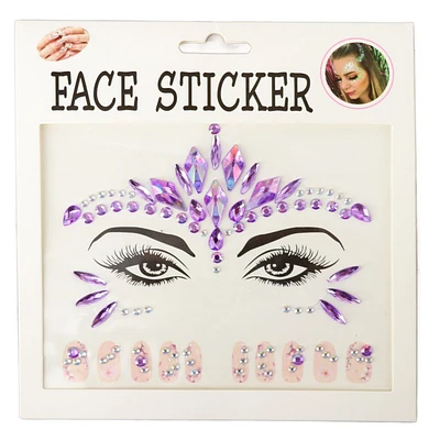 Purple Face Gem