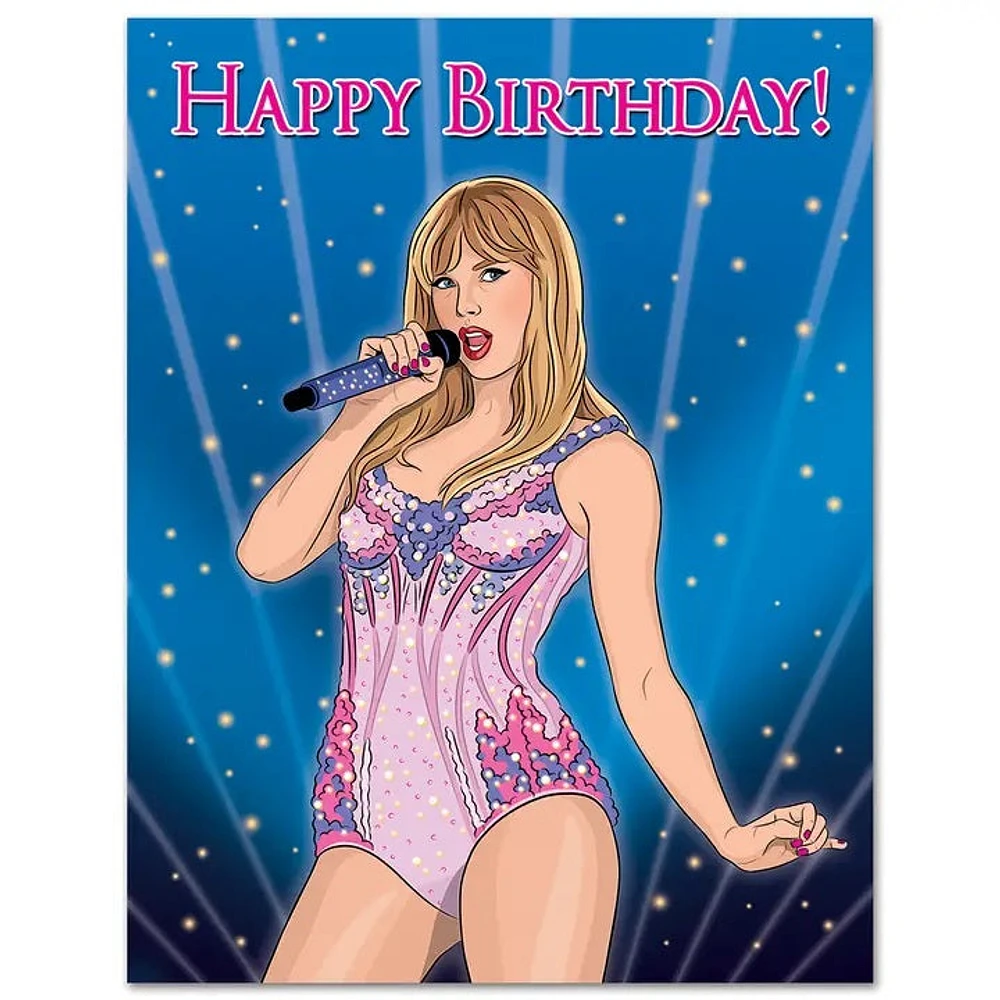 Taylors Greatest Era Birthday Card