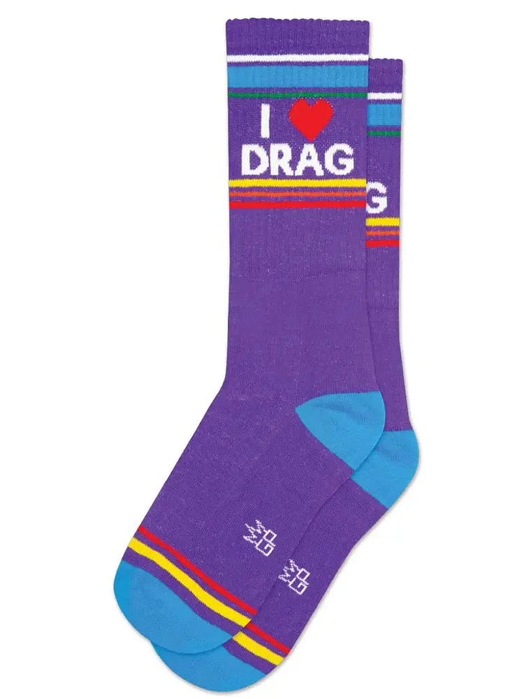 I Heart Drag Crew Socks