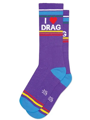 I Heart Drag Crew Socks