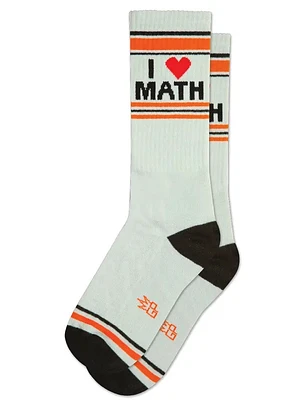 J'aime les chaussettes Math Gym Crew