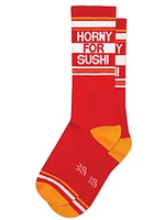 Horny For Sushi Gym Crew Socks