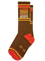 Chicken Nuggets Gym Crew Socks