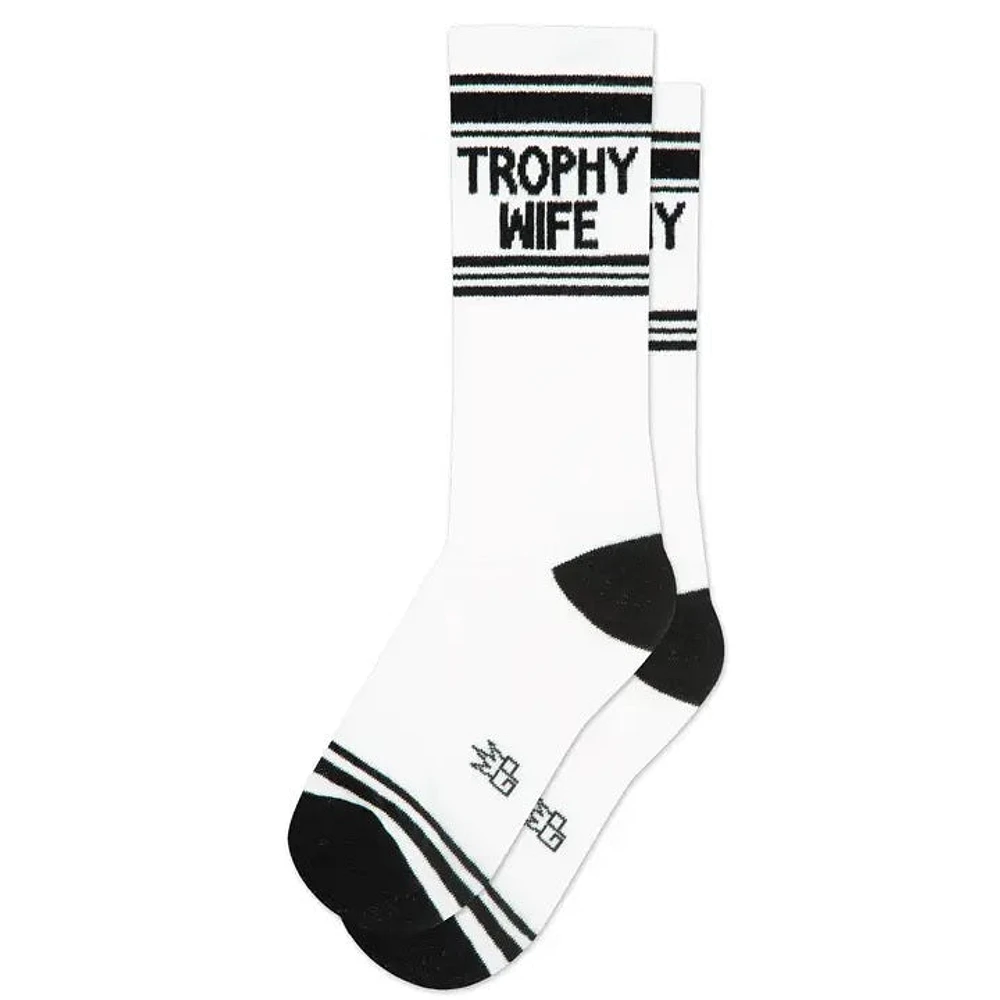 Trophy Wife Gym Crew Socks