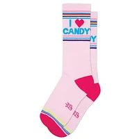 I ?? Candy Gym Crew Socks