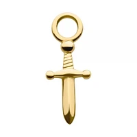 Dagger Charm 14Kt Gold