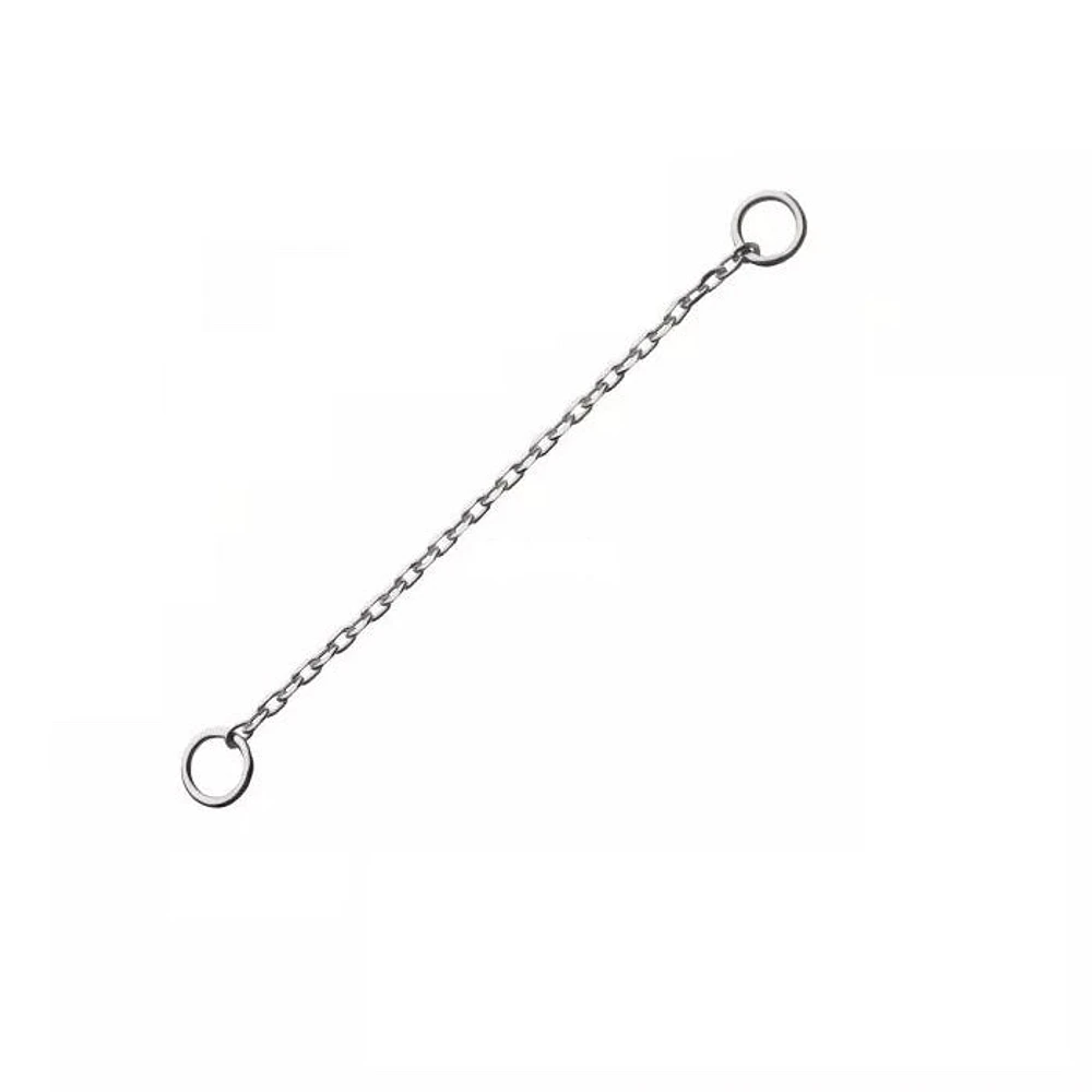 Rolo Chain 1 1/2" 14Kt White Gold