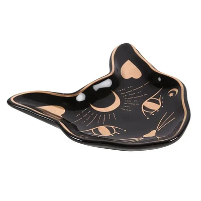 Mystic Mog Ceramic Trinket Dish