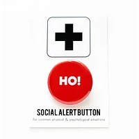 Ho! Holiday Pinback Button