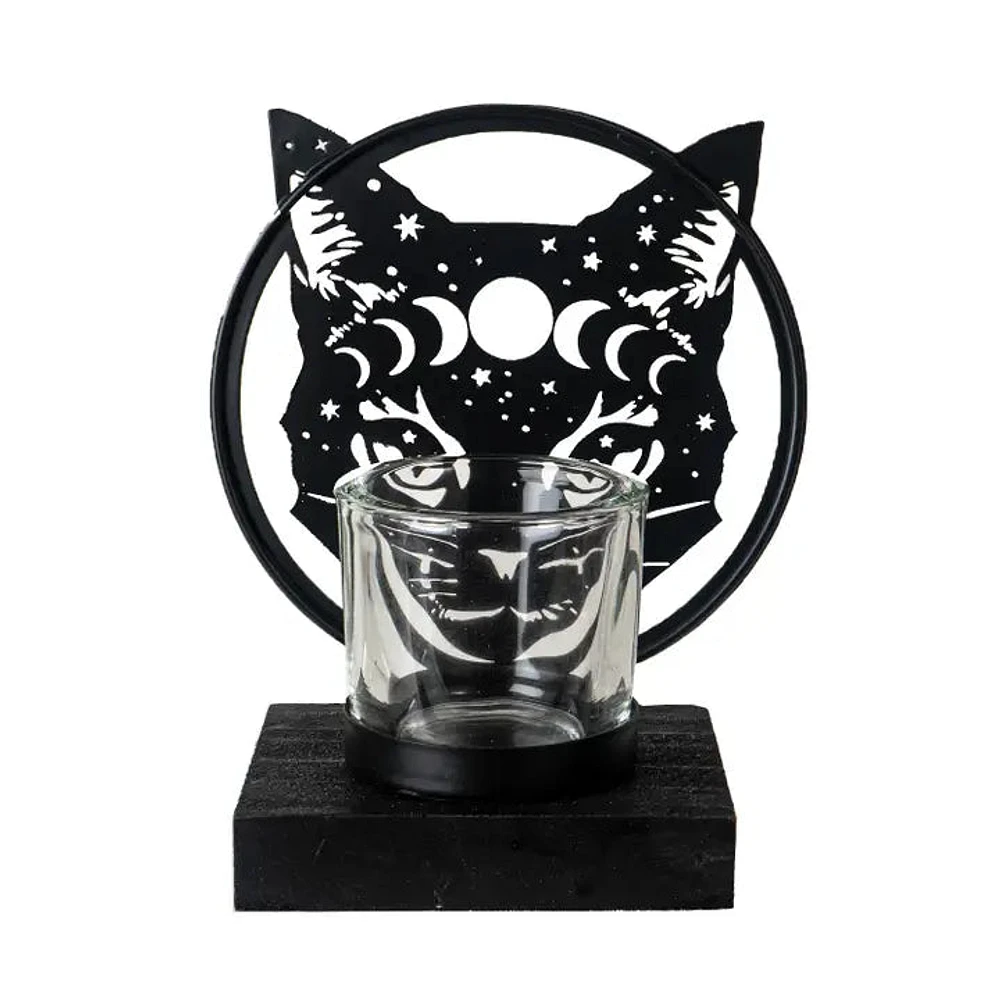 Celestial Cat Tealight Holder