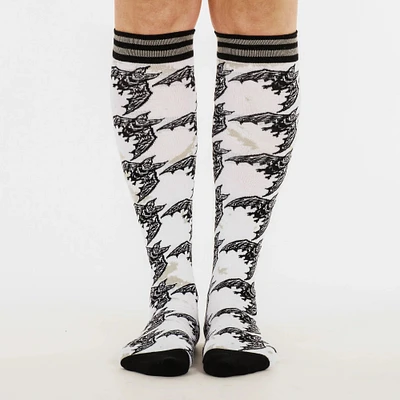 Batstooth Knee High Socks