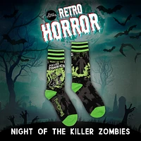 Night Of The Killer Zombies Crew Socks