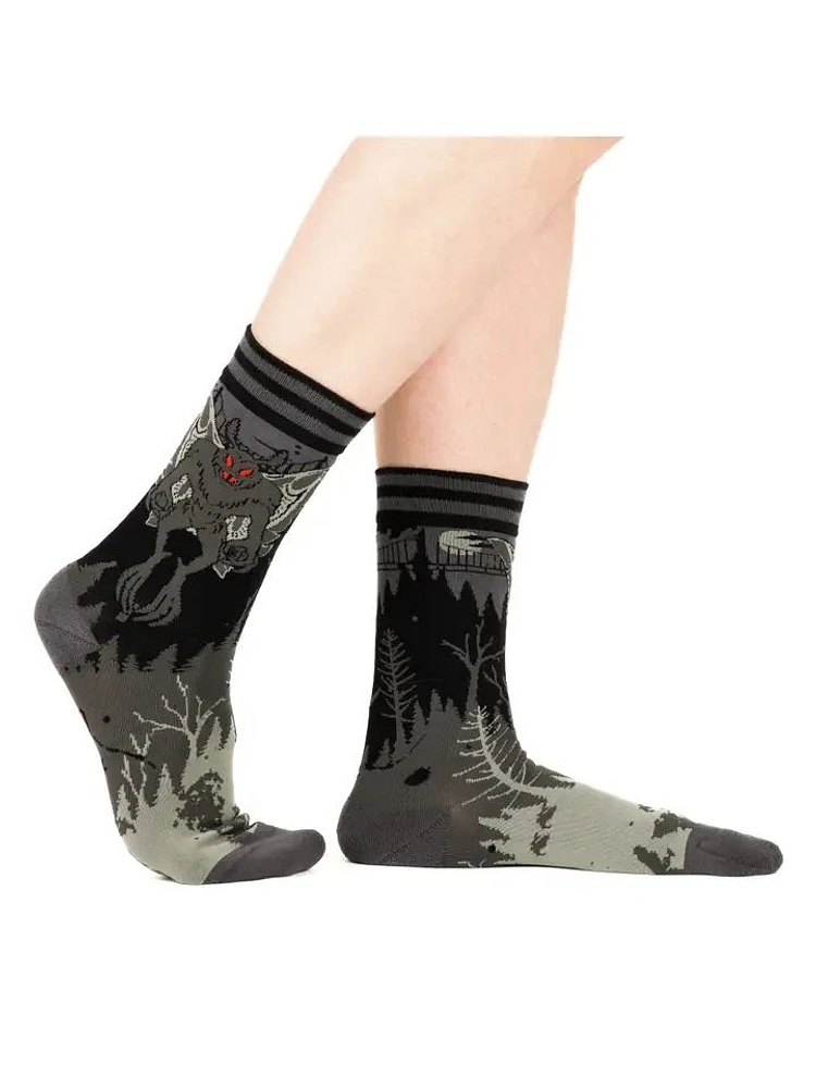 Mothman Crew Socks