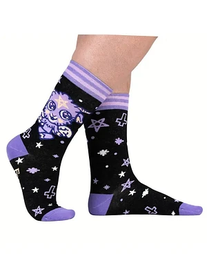 Baby Baphomet Crew Socks