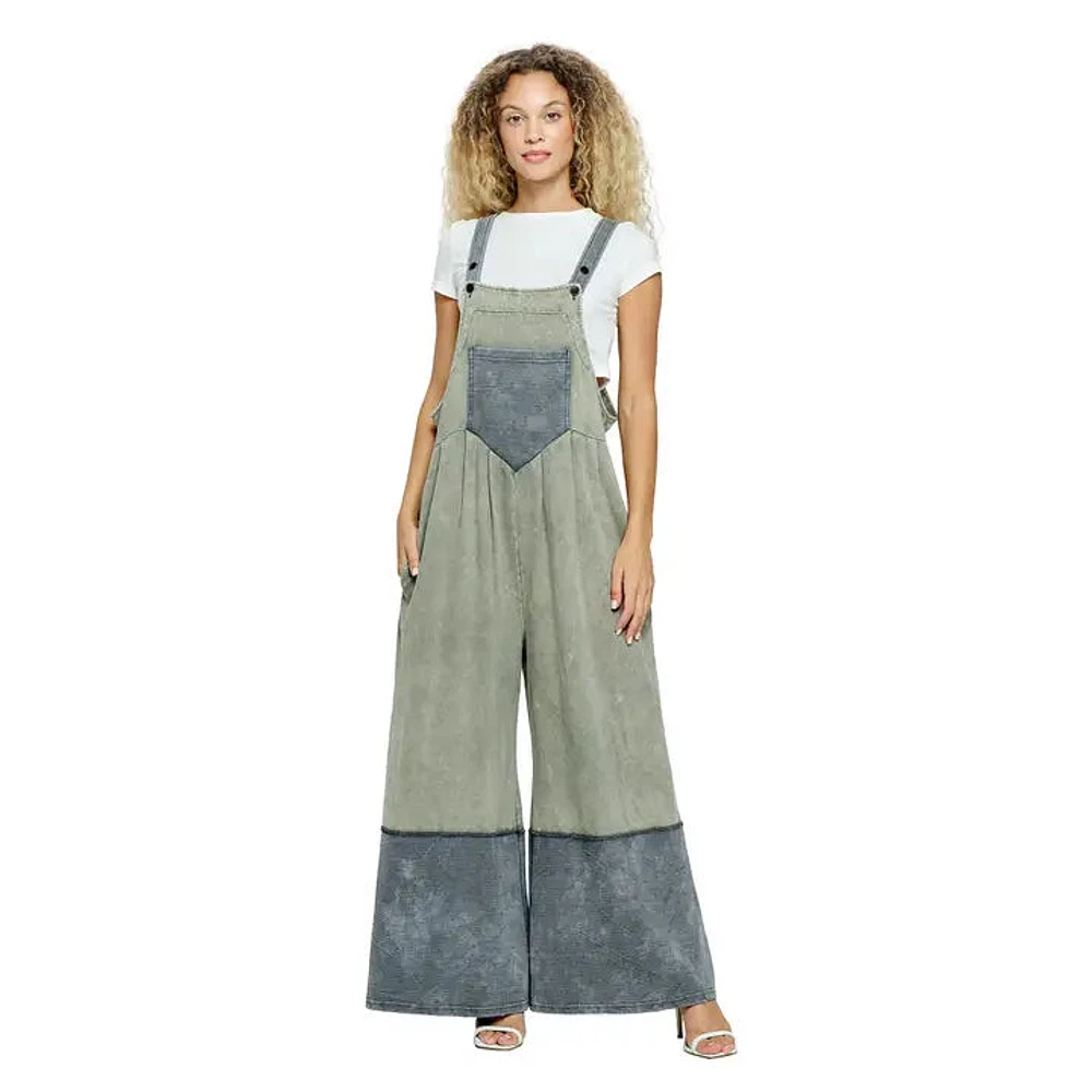 Overall Stonewashed Gray