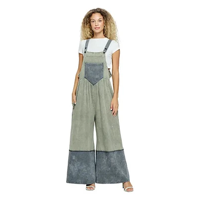 Overall Stonewashed Gray