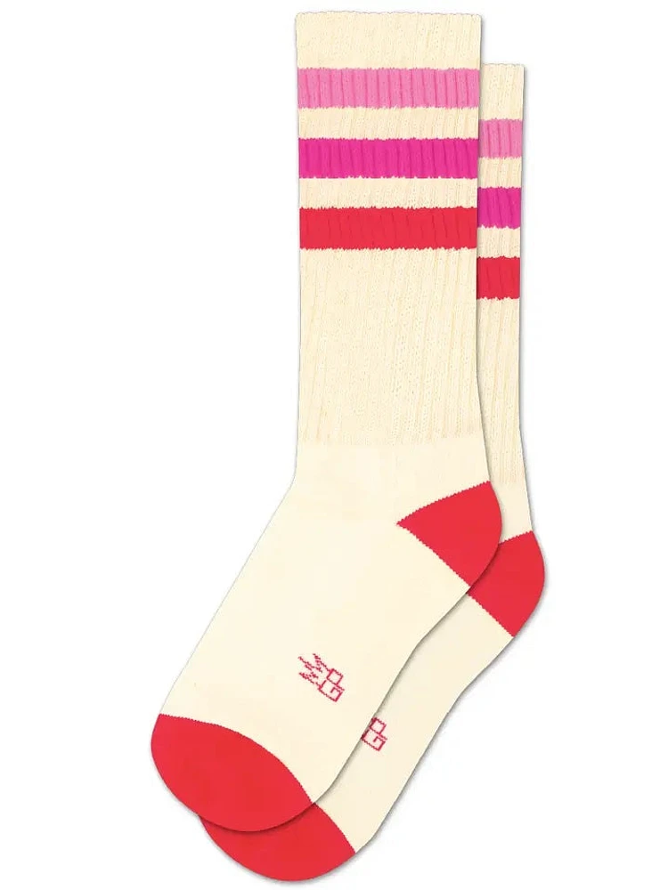 Marcia Retro Gym Crew Socks