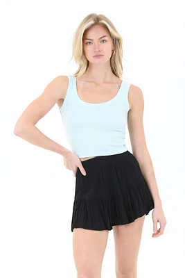 Black Ruffle Skort/Shorts