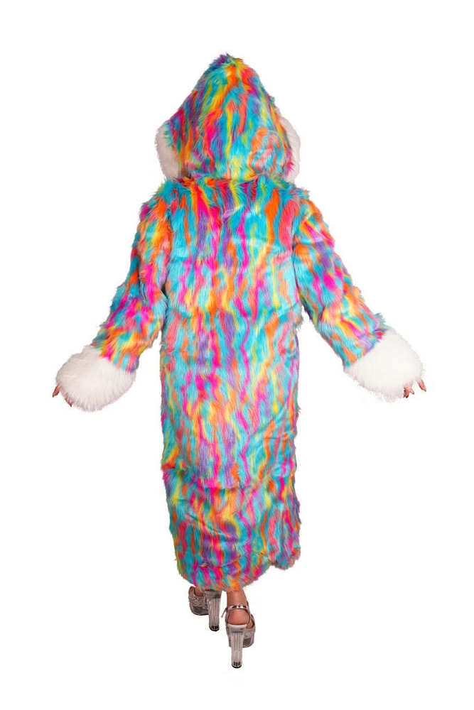 Splatter Tye Dye Long Coat