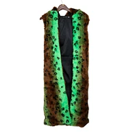 Neon Cheetah Sleeveless Coat