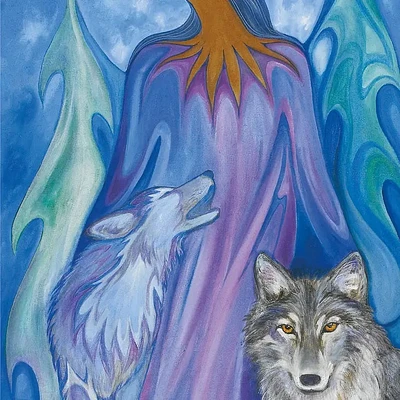 Wolf Guardian Art Print