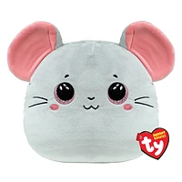 Catnip Grey Mouse Squish 10"