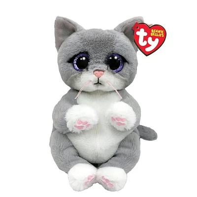 Morgan-Cat Peluche de Vientre Gris de 8 Pulgadas