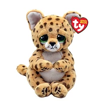 Lloyd- Leopard Tan Belly Plush 8 pulgadas