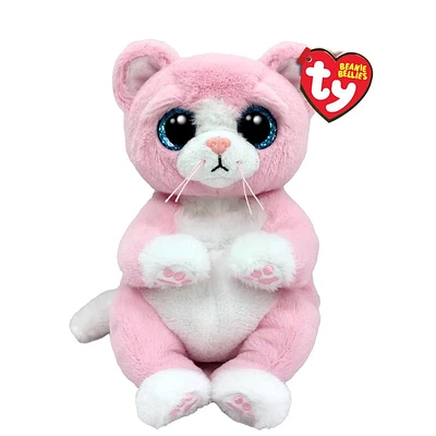 Lillibelle-Cat Peluche de vientre rosa de 8 pulgadas