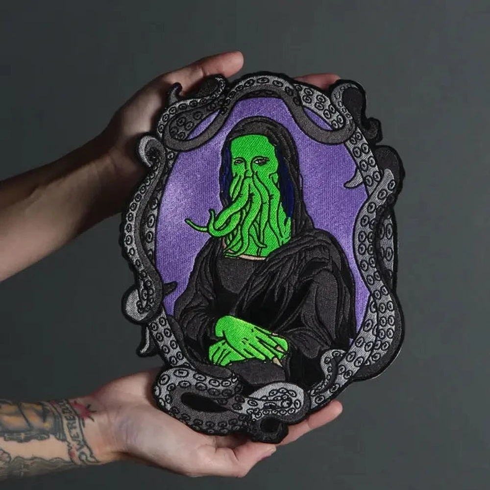 Parche grande para planchar Cthulhu Mona Lisa