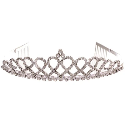 Tiara de diamantes de imitación