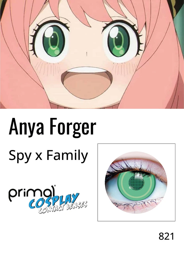 Anya Forger Lentes De Contacto Verdes Para Cosplay