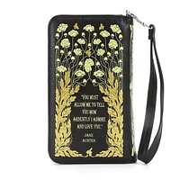 Pride And Prejudice Floral Book Wallet