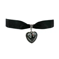 Skeleton Heart Choker