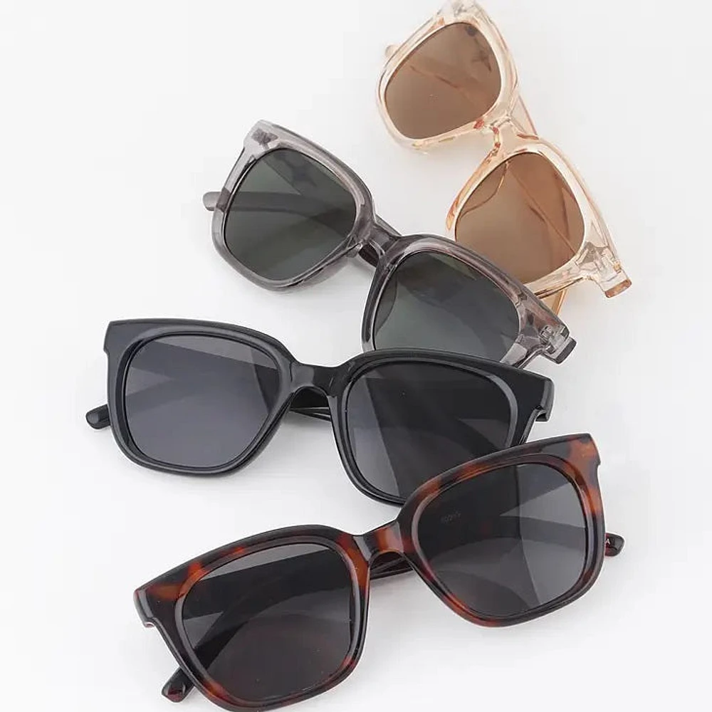 Plastic Frame Sunglasses