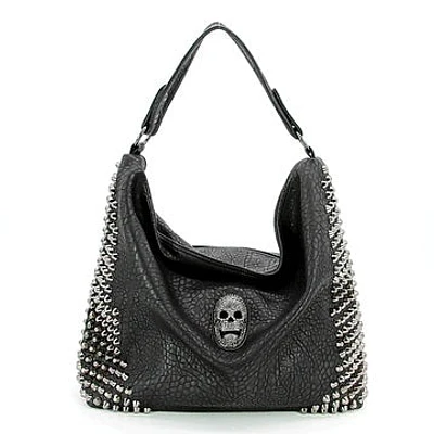 Bolso grande con cara de calavera