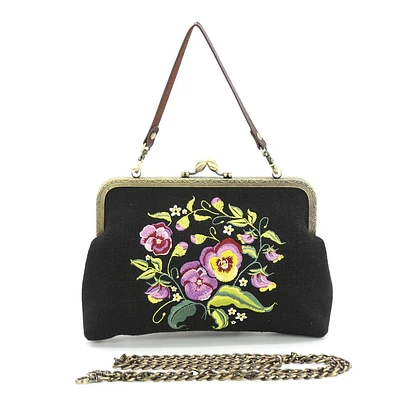 Pansy Kisslock Bag