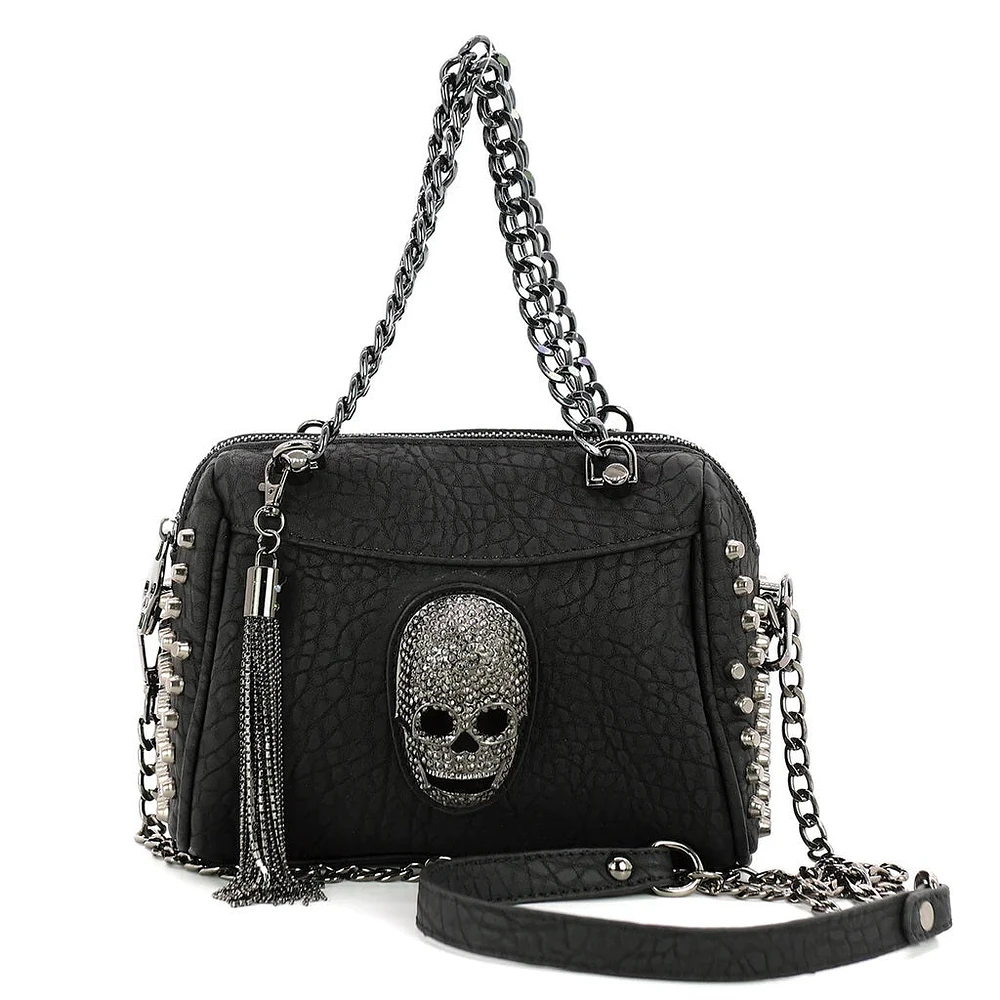 Bolso Metsl Pequeño Con Calavera