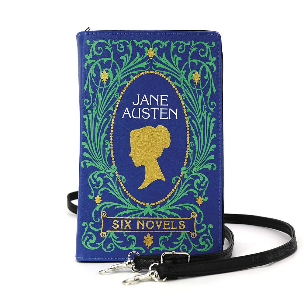 Jane Austin Novels Book Clutch