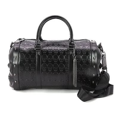 Dual Skulls Large Satchel