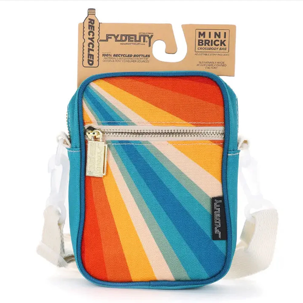 Mini Brick Retro Rainbow Bag